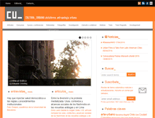 Tablet Screenshot of cultura-urbana.cl